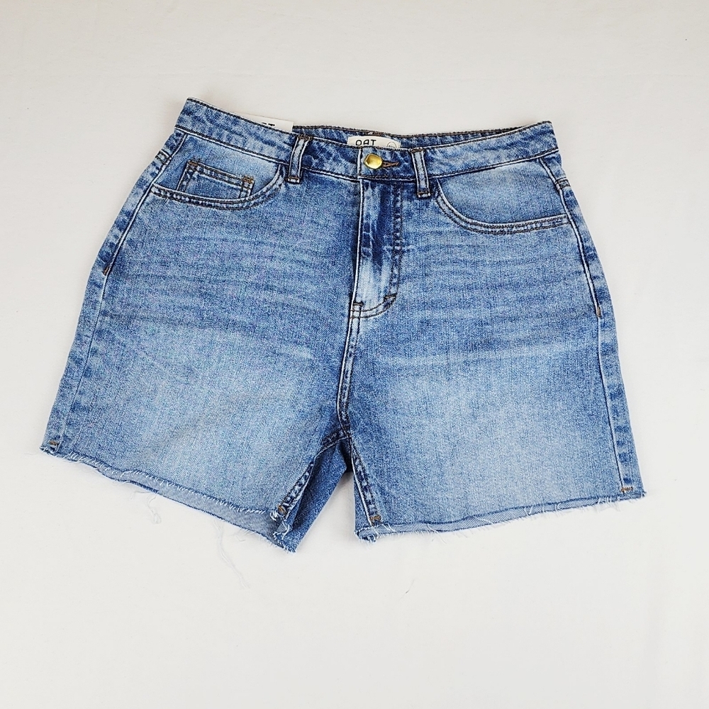 Oat New York High Rise  Cloud Luxe Jeans Shorts - Picture 9 of 9